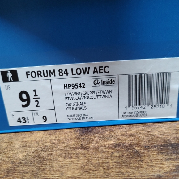 Adidas Forum 87 Low Men's 9.5 - Picture 6 of 6